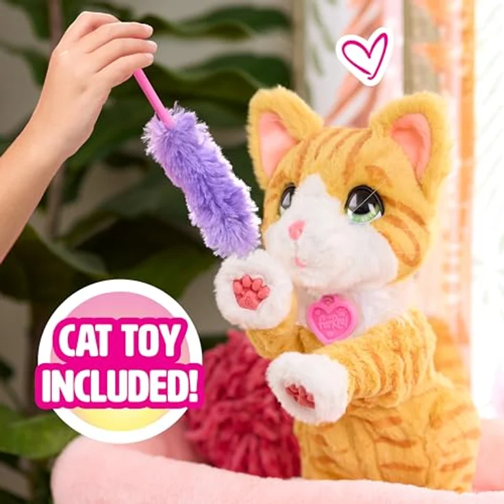 Just Play furReal Bella The Biscuit-Making Kitty, interaktives 25,4 cm Plüschtier mit 30+ Geräuschen und Reaktionen, Kinder-Spielzeug ab 4 Jahren – Bild 5