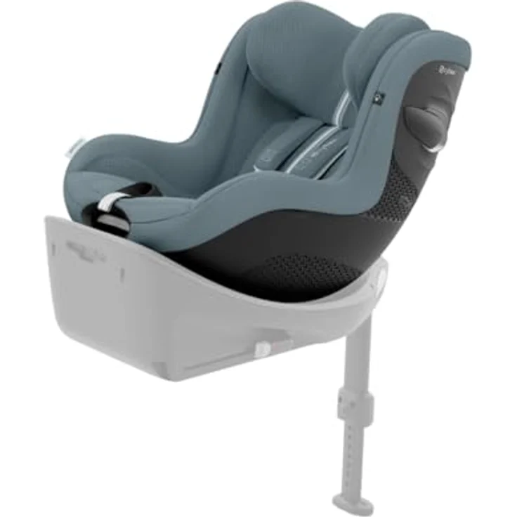 Cybex Sirona G i-Size Plus, Reboard Kindersitz mit 360°-Drehmechanismus, Stormy Blue – Bild 1