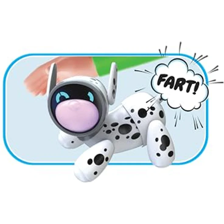 Silverlit RC-Roboter Jiggo, interaktiver Roboterhund mit Farbwechsel-Nase und Berührungssensor, shake to jiggle – Bild 7