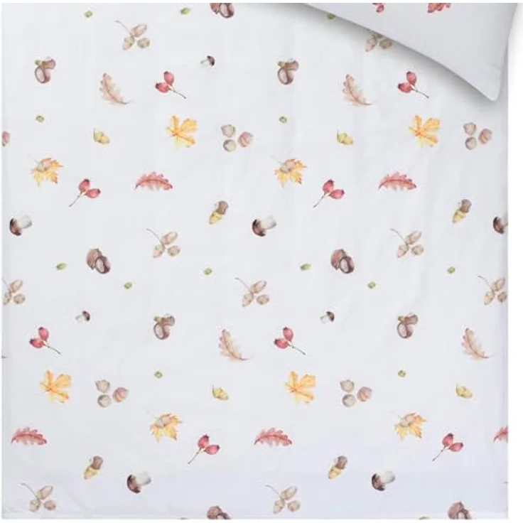 ESTELLA Kuschelflanell Bettwäsche Squirrel Natur 100% Baumwolle, extraweicher Flor, 1 Bettbezug 135x200cm + 1 Kissenbezug 80x80cm – Bild 3