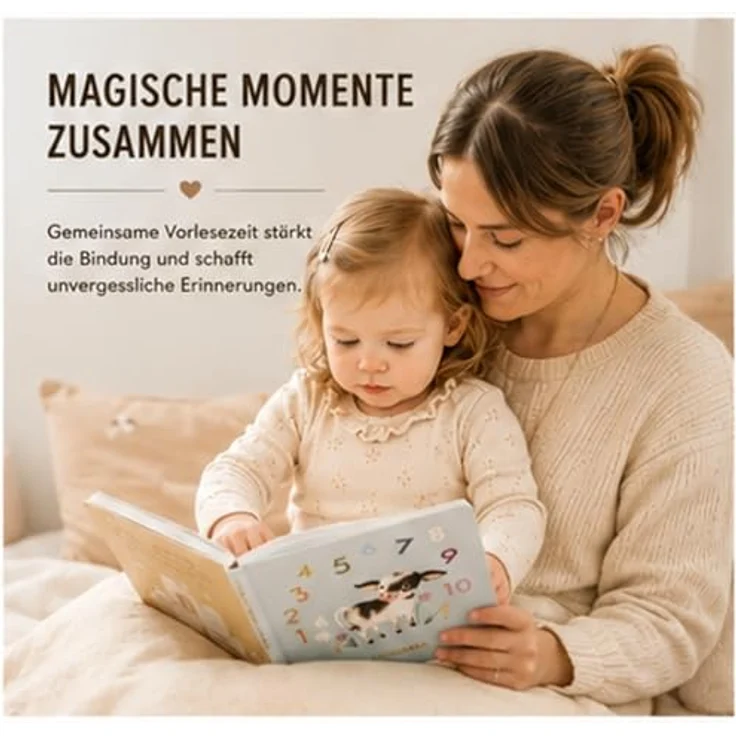 FILIBABBA Lernspielzeug Bilderbuch „Zahlen entdecken“ – Bauernhof & Zahlen lernen ab 12 Monaten, dicke Pappseiten, kinderfreundliches Design – Bild 7