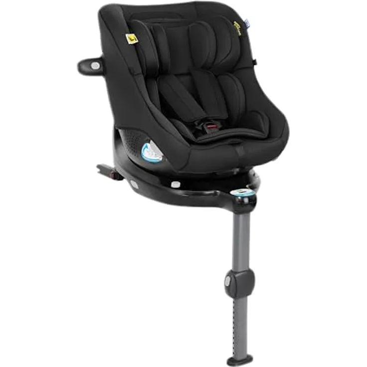 Graco Reboarder-Kindersitz Turn2Me DLX i-Size inkl. Isofix-Basis - Midnight, 360° drehbar, ab Geburt - 4 Jahre