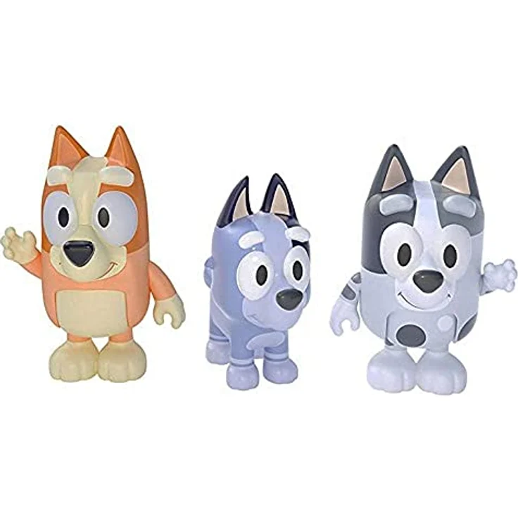 Heroes of Goo Jit Zu „Cousinen“: Figuren (6,3 cm) mit beweglichen Gelenken, 3er-Pack – Bingo, Muffin und Socks – Bild 2
