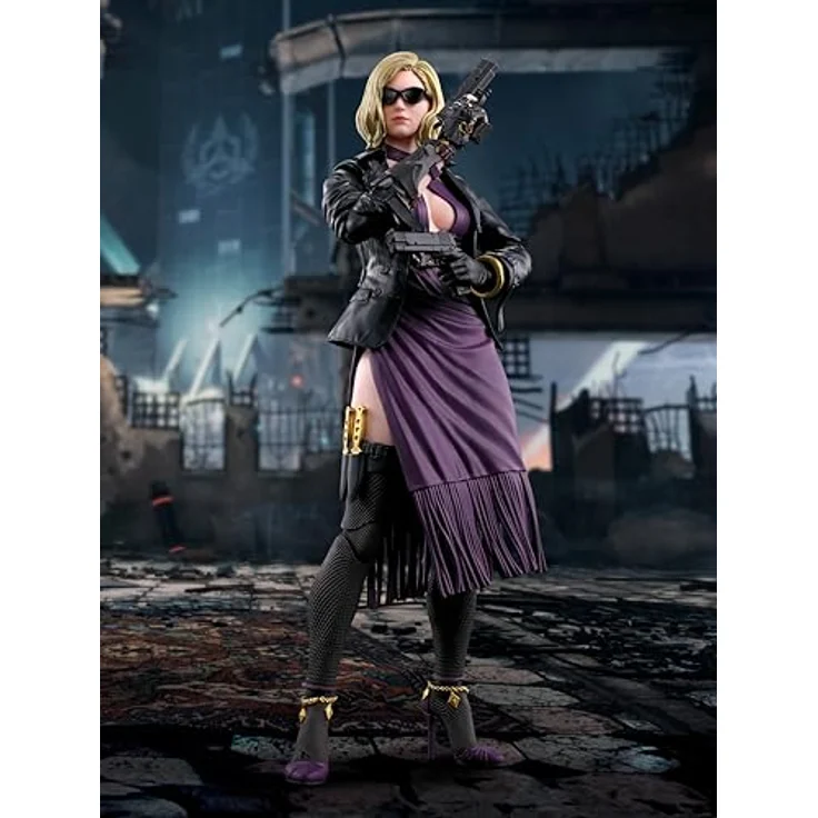 TAMASHII NATIONS Tekken 8 S.H. Figuarts Actionfigur Nina Williams, 15 cm, mit austauschbarem Zubehör und detailliertem Kostümdesign – Bild 3