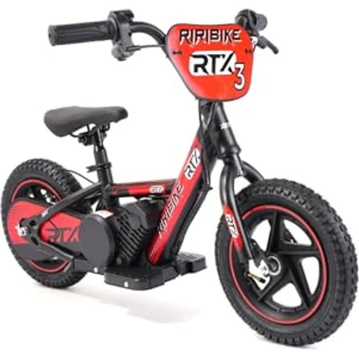 Beneo RIRIBIKE RTX3, Elektro Laufrad für Kinder, 24V 100W, rot, mit Lithium-Batterie, Scheibenbremse, verstellbarem Polyurethan-Sitz, 12 Zoll – Bild 6