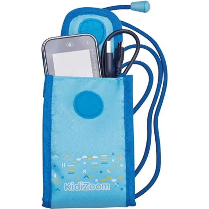 VTech KidiZoom Snap Touch, Kinderkamera mit 5 MP Dual-Kamera, 2,4-Zoll-Touchscreen, blau mit Tasche – Bild 6