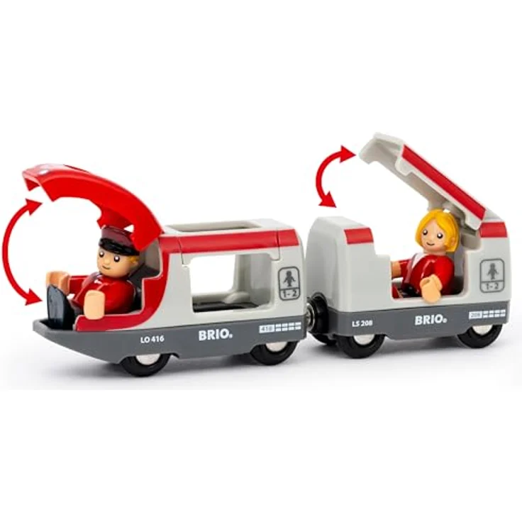 BRIO® Spielzeug-Zug Holzzug BRIO Reisezug Starter Set A, FSC® - schützt Wald - weltweit – Bild 7