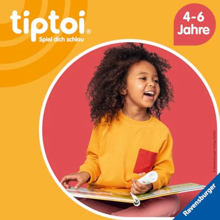 Ravensburger tiptoi® Buch - Meine Lern-Spiel-Welt - Englisch, interaktive Entdeckungsreise für Kinder mit Amy und Luke – Bild 6