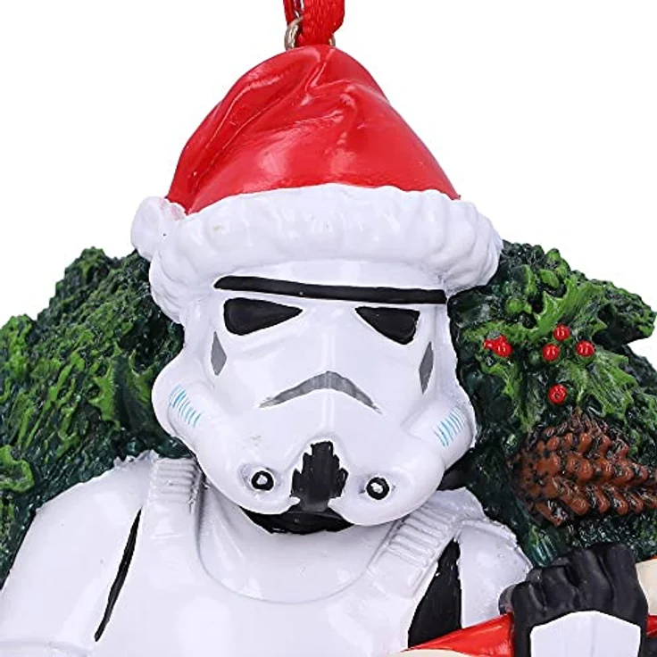 Nemesis Now Star Wars Stormtrooper Weihnachtsornament, Mehrfarbig, Sammlerstück mit dunkler Fantasie und gothischer Eleganz – Bild 4