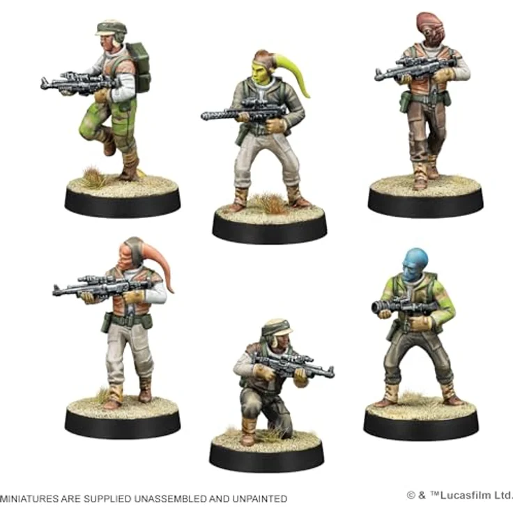 Atomic Mass Games Star Wars Legion - Rebel Troopers, Erweiterung mit 11 hochdetaillierten Miniaturen aus Hartplastik für 1 Korps-Einheit – Bild 4