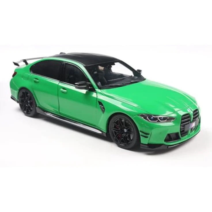 Solido 1:18 BMW M3 (G80), detailgetreues Modellauto in signal grün uni, hochwertige Verarbeitung – Bild 7
