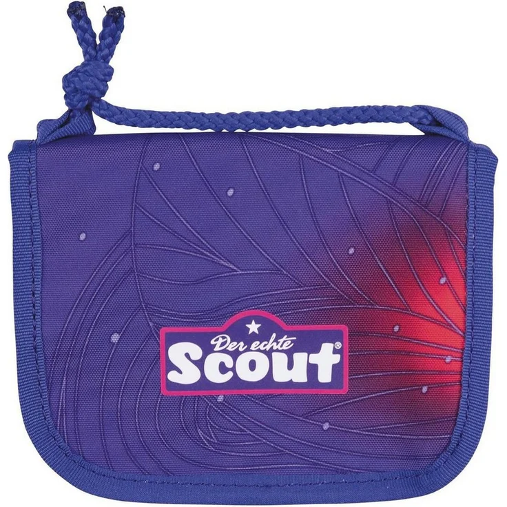 Scout Brustbeutel SCOUT Brustbeutel Summer, Kinder-Brustbeutel mit Klettverschluss, 5 Fächer und Schlüsselring, Polyester, pink