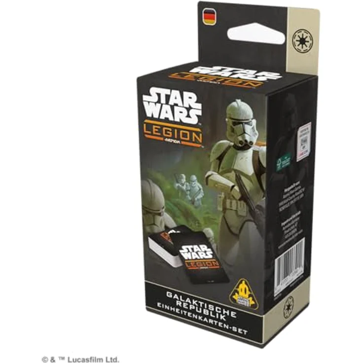 Atomic Mass Games Star Wars: Legion – Galaktische Republik Einheitenkarten-Set (Deutsch), aktualisierte Einheiten- und Aufwertungskarten für Republic-Einheiten – Bild 3