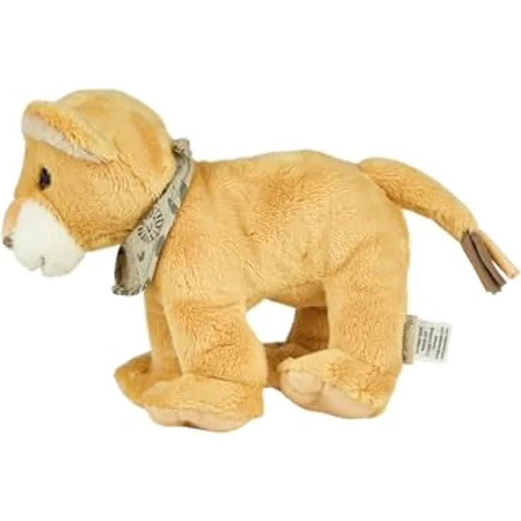Sterntaler Kuscheltier M LÖWE Leo, weiches Stofftier mit Musselin Halstuch, 18 cm, Pflegeleicht – Bild 4