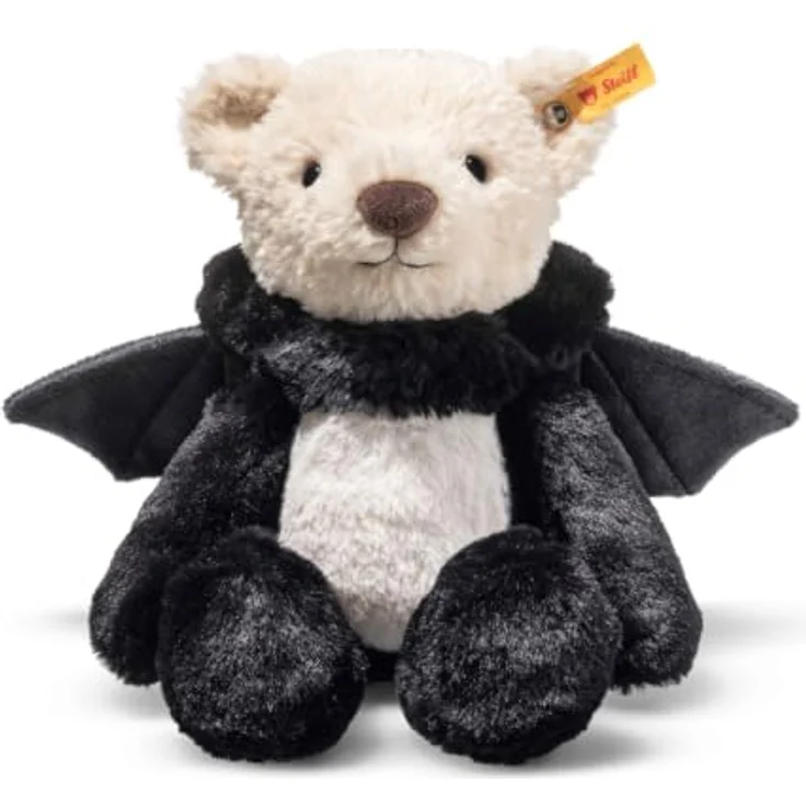 Steiff Mr. Bat Teddybär, Kuscheltier mit Kunststoffaugen, 29 cm, mehrfarbig, handwaschbar, ideal für Kinder – Bild 1