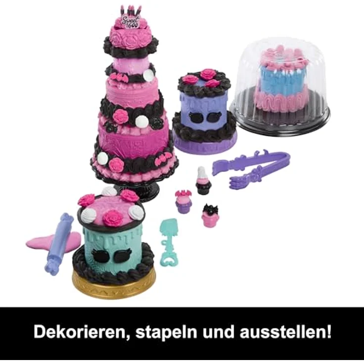 MonsterHigh™ Anziehpuppe Clawdeen Wolf, schaurig schöner Geburtstag Kuchen Set mit über 20 Zubehörteilen – Bild 5