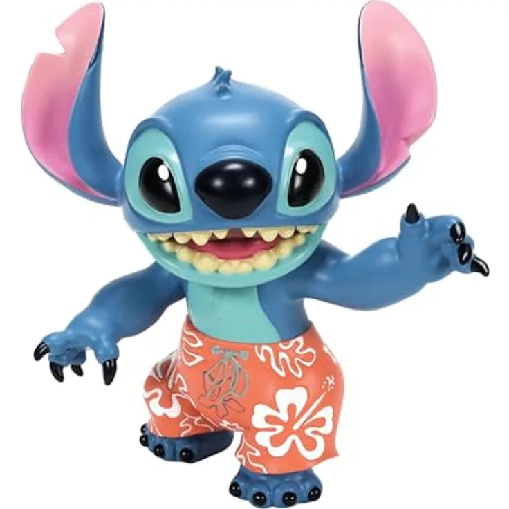 Enesco Disney Lilo & Stitch Figur - Aloha Stitch, detailreiche Sammlerfigur mit authentischem Design und hochwertigen Details