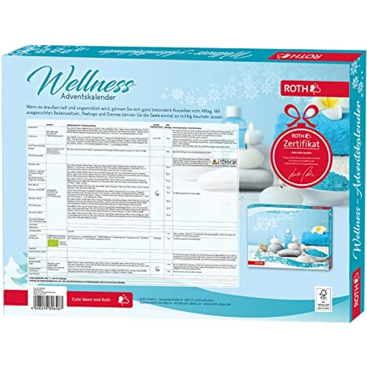ROTH Wellness-Adventskalender 'Nimm Dir Zeit' mit 24 Wellnessartikeln für eine entspannte Adventszeit – Bild 4