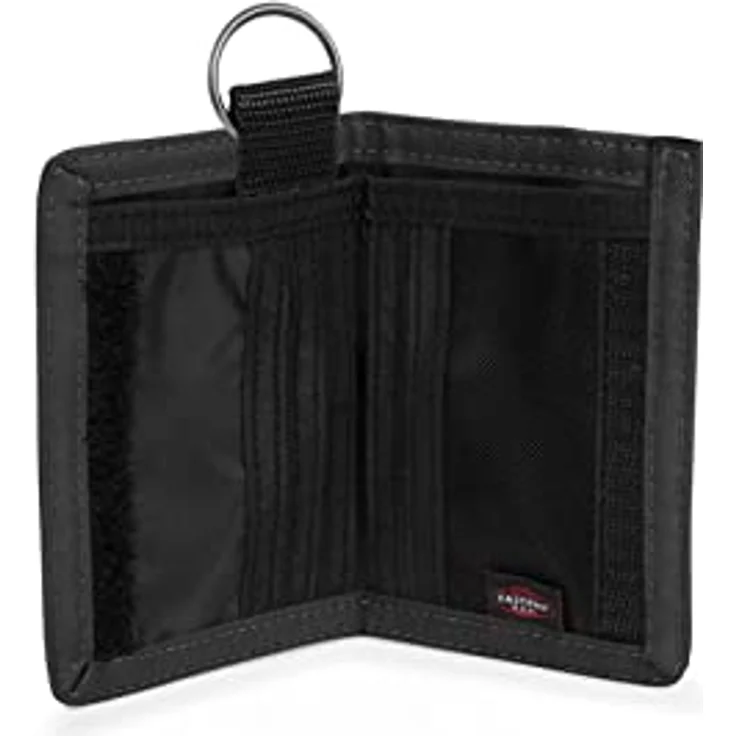 Eastpak Mini Crew Geldbörse - Black (Schwarz) - Kinderportemonnaie mit Kartenfächern und Schlüsselring – Bild 2