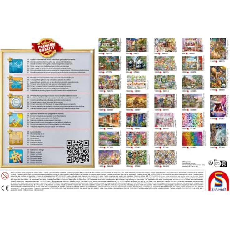 Schmidt Spiele 59707 Kätzchen à la Latte Art, 500 Teile Puzzle, bunt, Large – Bild 3