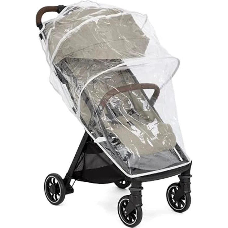 joie Reisebuggy & Sportwagen Pact Pro, 3-in-1 Kompaktbuggy bis 22 kg, nur 6,3 kg leicht, Liegeposition, inkl. Transporttasche, Adapter & Regenschutz - Oak – Bild 7