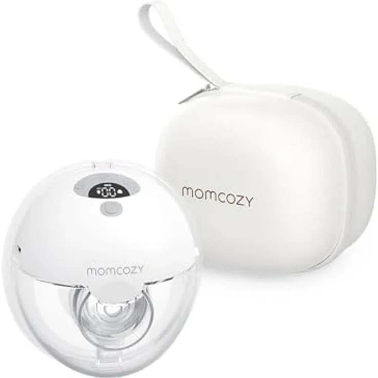 Momcozy M5 Handfreie Milchabsaugung, tragbare elektrische Milchpumpe mit 3 Modi und 9 Stufen, 24 mm, auslaufsicher, ergonomisches Design in 4 Farben verfügbar – Bild 1