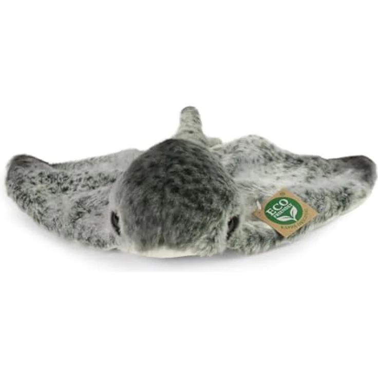 Teddys Rothenburg Kuscheltier Rochen grau 43 cm Plüschrochen Plüschtier Stofftier, kuschelweicher Plüsch, maschinenwaschbar bis 30°C – Bild 5