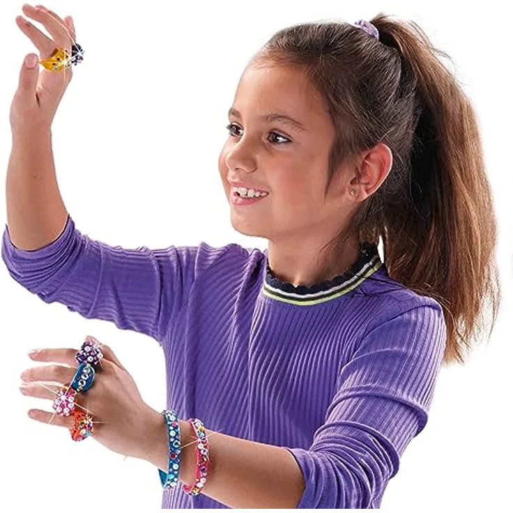 SES Creative 14706 Diamanzo Ringe und Armbänder, Diverse Farben – Bild 5