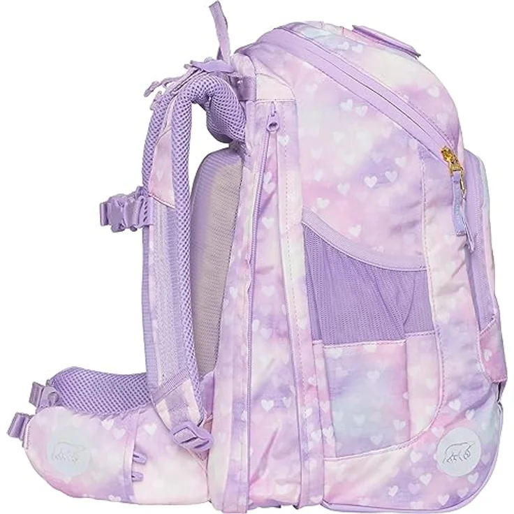 Beckmann Active Air FLX Space Mission Schulrucksack Set, 6-teilig, inkl. Sportrucksack, Federmappe, Schlamperetui, Regenhülle, blau – Bild 6