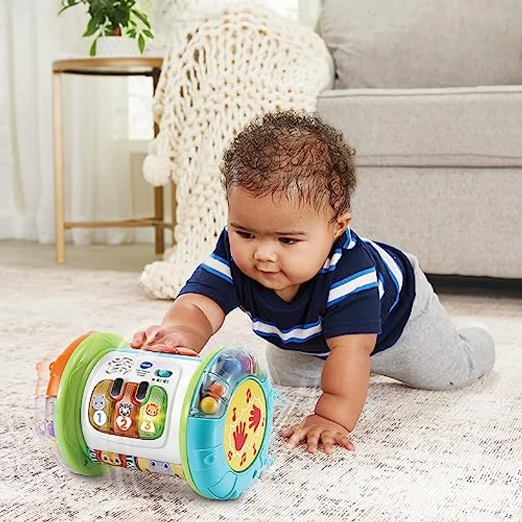 VTech Baby 3-in-1 Rollende Entdecker-Trommel – Interaktives Babyspielzeug mit Musik – Für Kinder von 9-36 Monaten, bunt – Bild 5