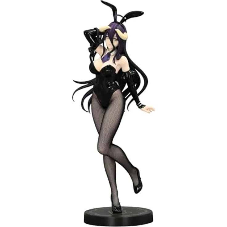 Furyu Albedo Black Color Version Bicute Bunnies Figur, 30 cm, Overlord Sammlung