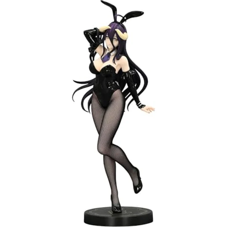 Furyu Albedo Black Color Version Bicute Bunnies Figur, 30 cm, Overlord Sammlung – Bild 1
