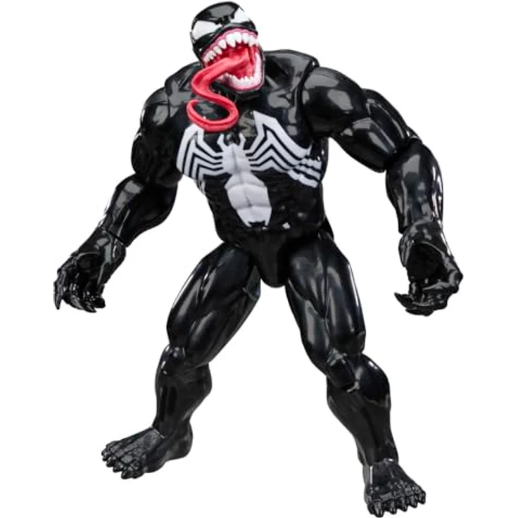 Marvel Spider-Man Titan Serie Venom Deluxe Action-Figur, 30 cm groß mit 11 Bewegungspunkten, Superhelden-Spielzeug für Kinder ab 4 Jahren – Bild 1
