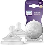 Philips Avent Natural Response Sauger – 2x Sauger mit Durchflussstärke 3, BPA-frei, für Neugeborene ab 1 Monat (Modell SCY963/02)