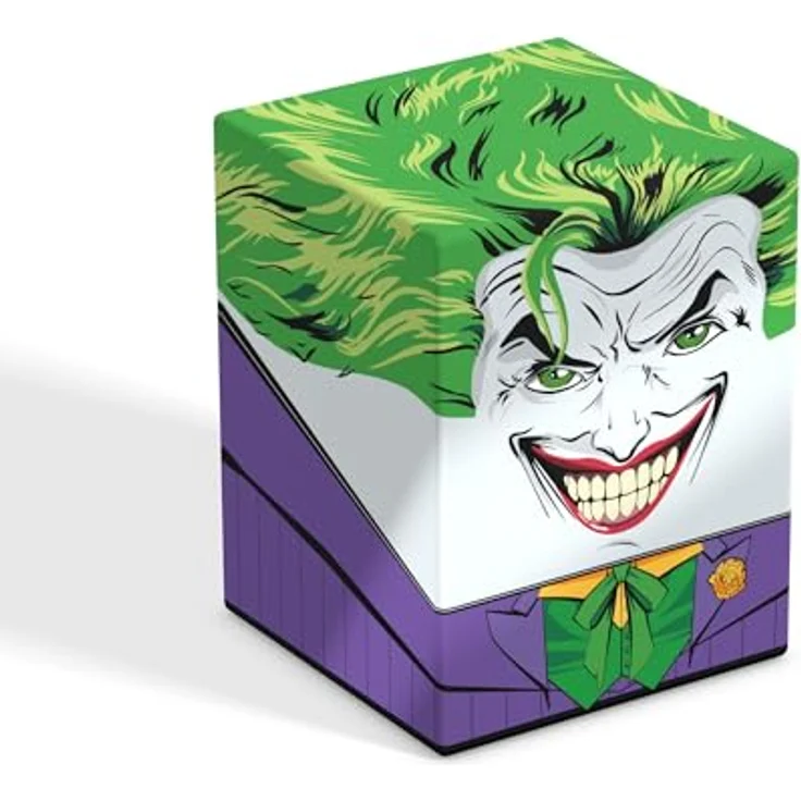 Ultimate Guard Squaroes - Squaroe Batman: Gotham City GC003 - Joker Deck-Box für bis zu 100 Spielkarten, aus 78% erneuerbaren Rohstoffen, schwarz – Bild 1