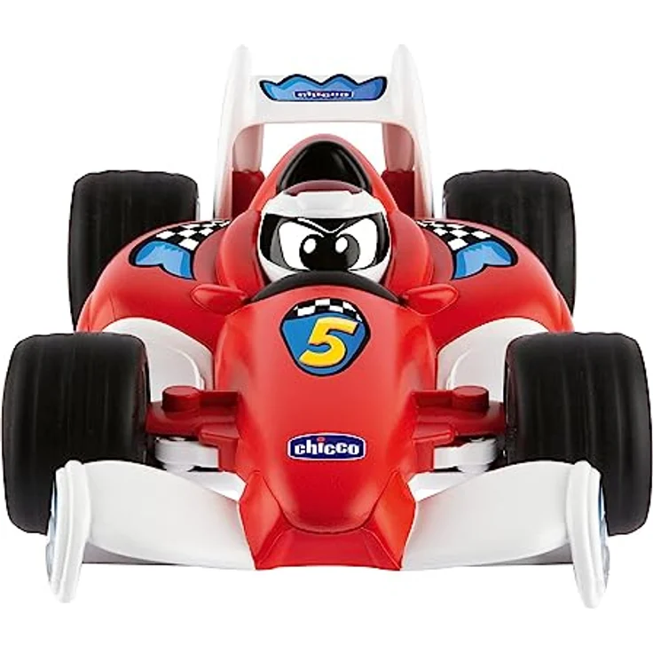 Chicco Tom Race Radio Control, Rennwagen, bewegt Sich in 4 Richtungen, Infrarot-Fernbedienung mit 4 Richtungstasten, mit Sportwagen-Sound, funkgesteuertes Auto, Kinderspielzeug 2-6 Jahre – Bild 2