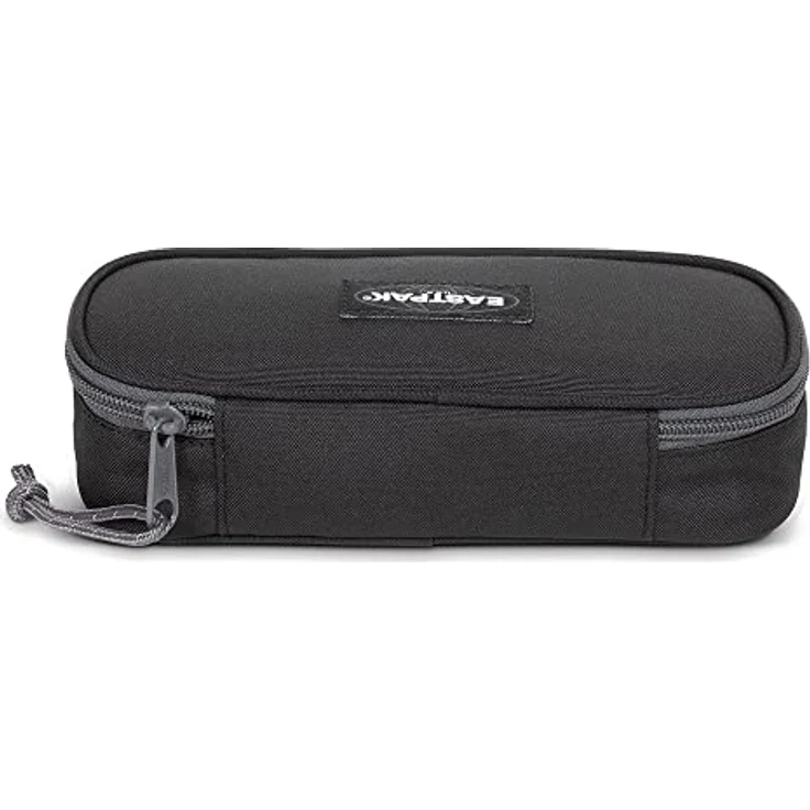 Eastpak Oval Single Federmäppchen, 100% veganes Polyester, Hauptfach mit Stiftschlaufen, schwarz – Bild 2