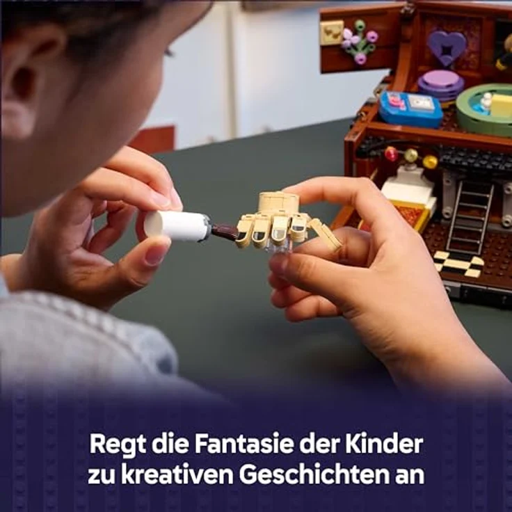 LEGO Wednesday - Die Wohnung des Eiskalten Händchens, Spielset mit Enid Minifigur & Händchen Figur, Kofferwohnung zum Bauen, geeignet für Jungen & Mädchen ab 10 Jahren, 76785 – Bild 4
