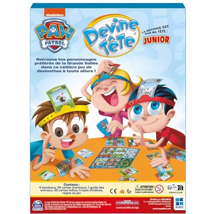 Spin Master Devine Tête Junior, Multilinguales Kartenspiel für Kinder – Bild 6