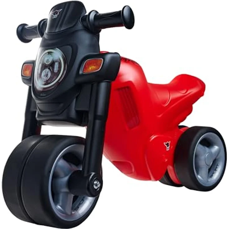 Big Sport Bike Laufrad Rot - Kinder-Laufrad mit Breiten Reifen, robust, hohe Kippsicherheit, tiefergelegter Sitz, bis 25 kg belastbar, für Kinder ab 1,5 Jahr – Bild 1