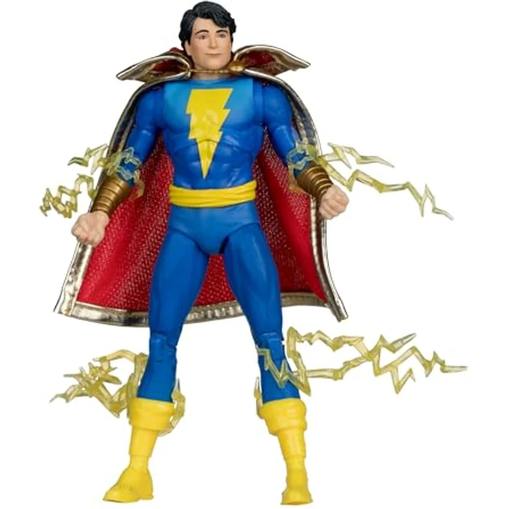 McFarlane Toys DC Multiverse Shazam! Freddy Freeman, 17,8 cm Actionfigur mit 22 beweglichen Teilen, 8 zusätzlichen Händen und Sammelkarte, Collector Edition #55 – Bild 1