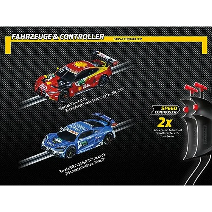 Carrera GO!!! DTM High Speed Showdown Rennbahn-Set I Rennbahnen und lizensierte Slotcars | bis zu 2 Spieler | Für Jungs und Mädchen ab 6 Jahren & Erwachsene – Bild 4
