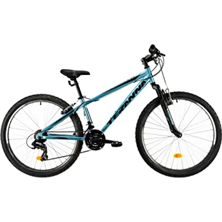 26 Zoll Kinderfahrrad Kinder Jungen Damen Mädchen Herrenrad Herren Jugend MTB Fahrrad Mountainbike Jugendfahrrad Hardtail Bike Rad Gabelfederung Federgabel 18 Shimano Gang DEVRON TERRANA BLAU