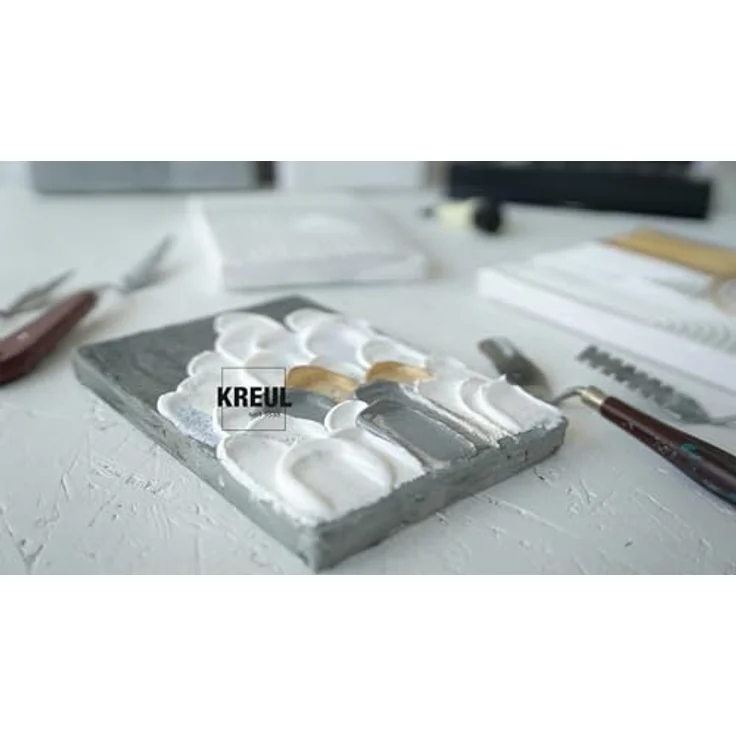 KREUL SOLO Goya Acrylic Medium, 8 Struktur-Pasten in 20 ml Tuben, Starter-Set für dreidimensionale Kunstprojekte – Bild 3