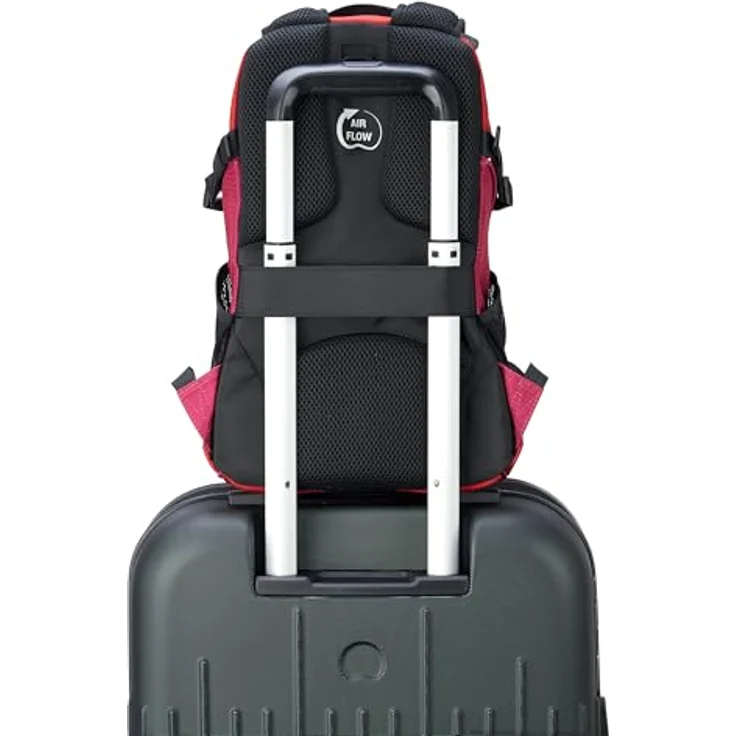 Delsey Paris Wanderrucksack Nomade, Polyester mit Laptopfach für Geräte bis 13 Zoll, ergonomisches Rückensystem – Bild 5