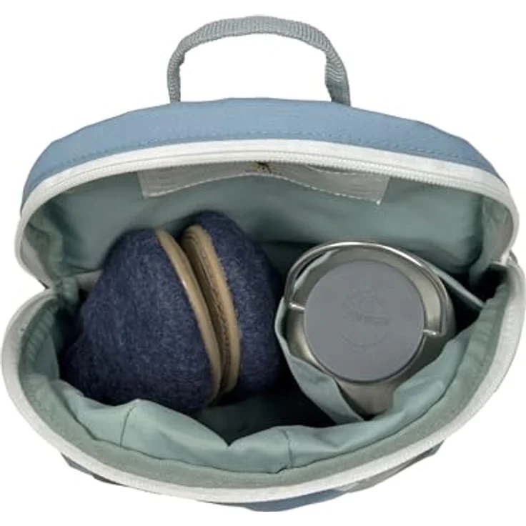 LÄSSIG Kleiner Kinderrucksack für Kita Kindertasche Krippenrucksack mit Brustgurt, 20 x 9.5 x 24 cm, 3,5 L/Tiny Backpack Tractor – Bild 4