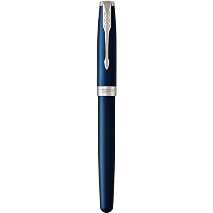 Parker Pen Sonnet, eleganter Schreibstift in Silber und Blau – Bild 4