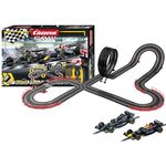Carrera GO!!! Max Competition Rennbahn-Set, 6,3 Meter mit lizenzierten Formel-1-Slotcars für bis zu 2 Spieler, inklusive Mercedes-AMG F1 W14 E und Red Bull Racing RB19, für Kinder ab 6 Jahren und Erwachsene
