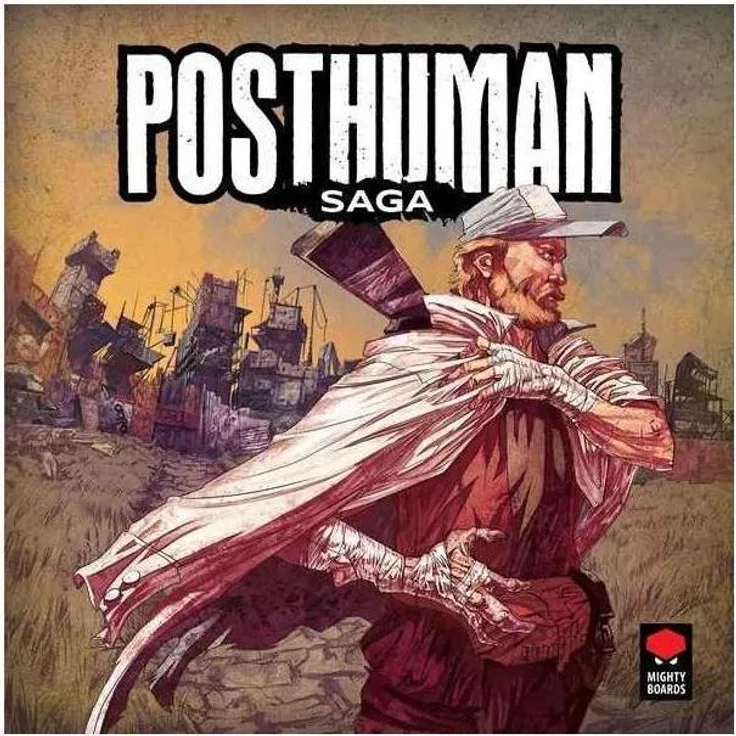 Mighty Boards Posthuman Saga Grundspiel – Taktisches Survival-Brettspiel mit modularen Kacheln und über hundert Story-Szenen