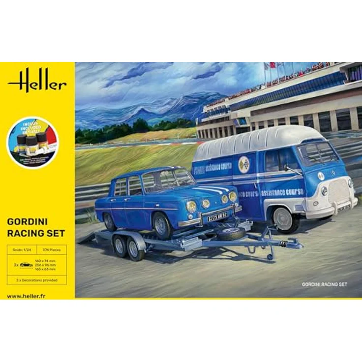 Heller 52328 Starter KIT Gordini Racing Set 1/24, Modellbausatz für Modellfahrzeuge – Bild 3